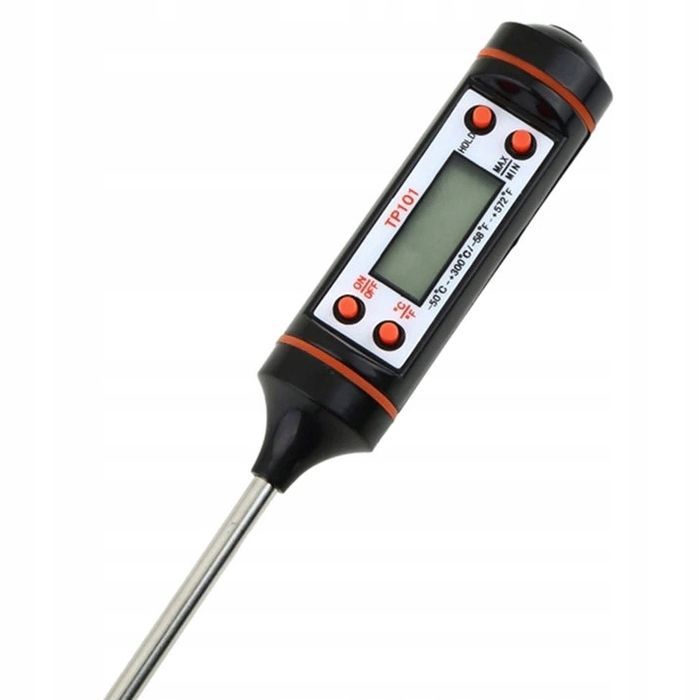 Termometr kuchenny szpilkowy wina grilla mięs cieczy ciast oleju sonda