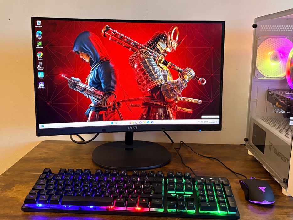 Pc/Gaming Core i7/Ram 32Gb/Nvidia 1660 6 Gb/Monitor Msi 24" Curvo