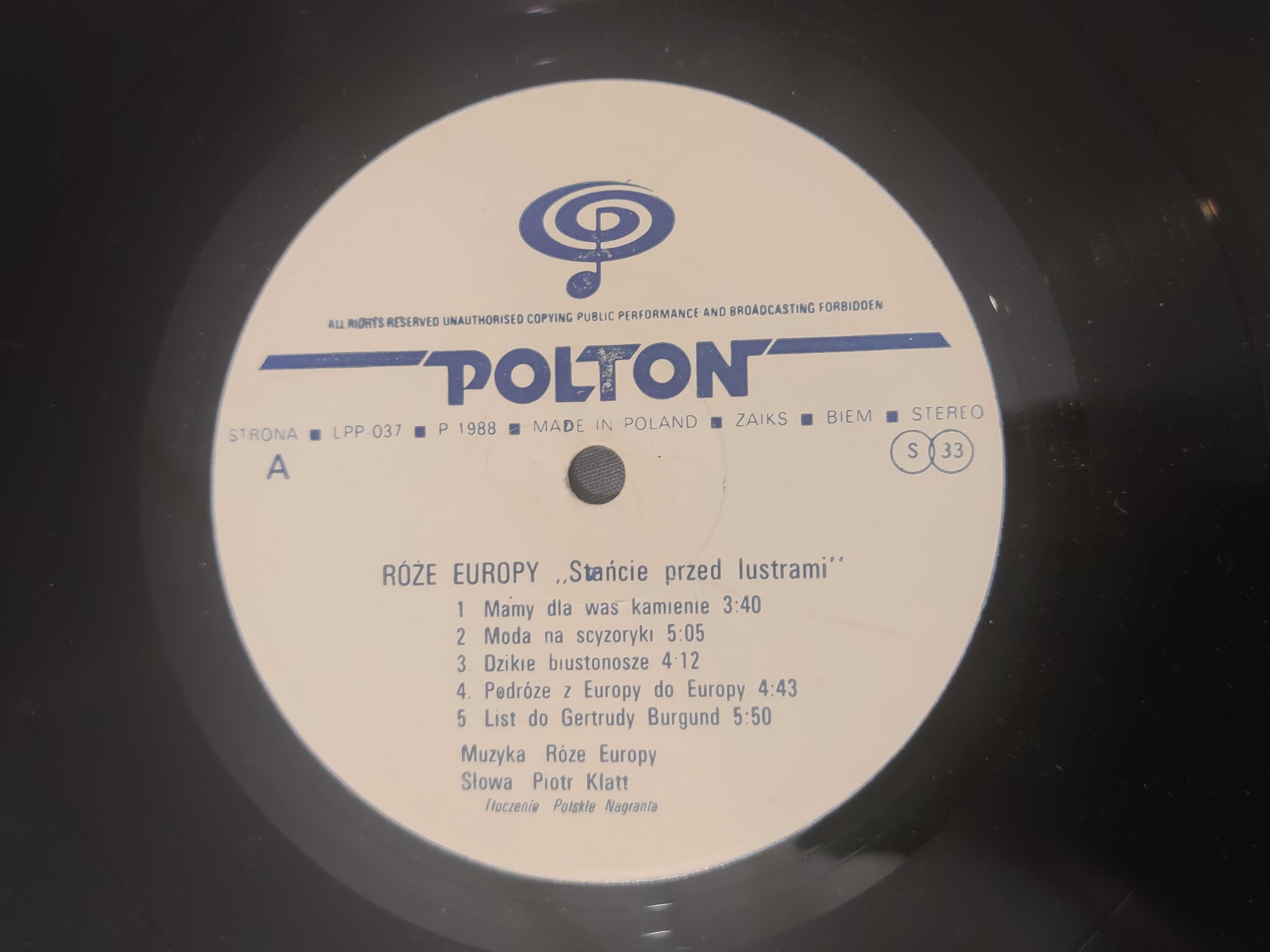 Róże Europy - Stańcie przed lustrami. LP. VG++