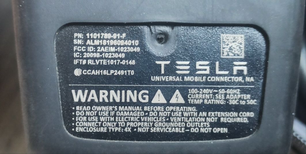 Зарядное устройство оригинал Tesla то3. Y.X.S