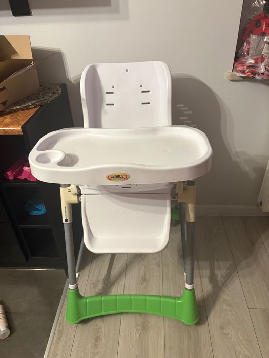 Krzesełko do karmienia składane duże i solidne