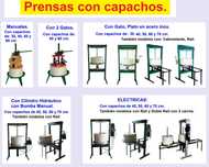Prensas fazer azeite, com esteiras. Lagares.