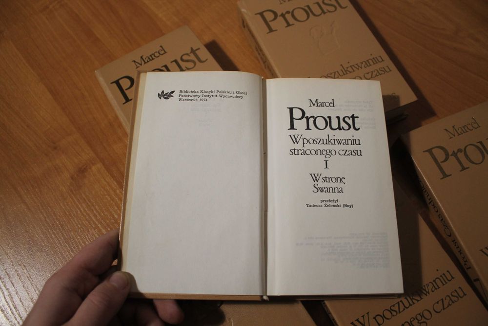 W poszukiwaniu straconego czasu komplet tomów 1 - 7 Marcel Proust