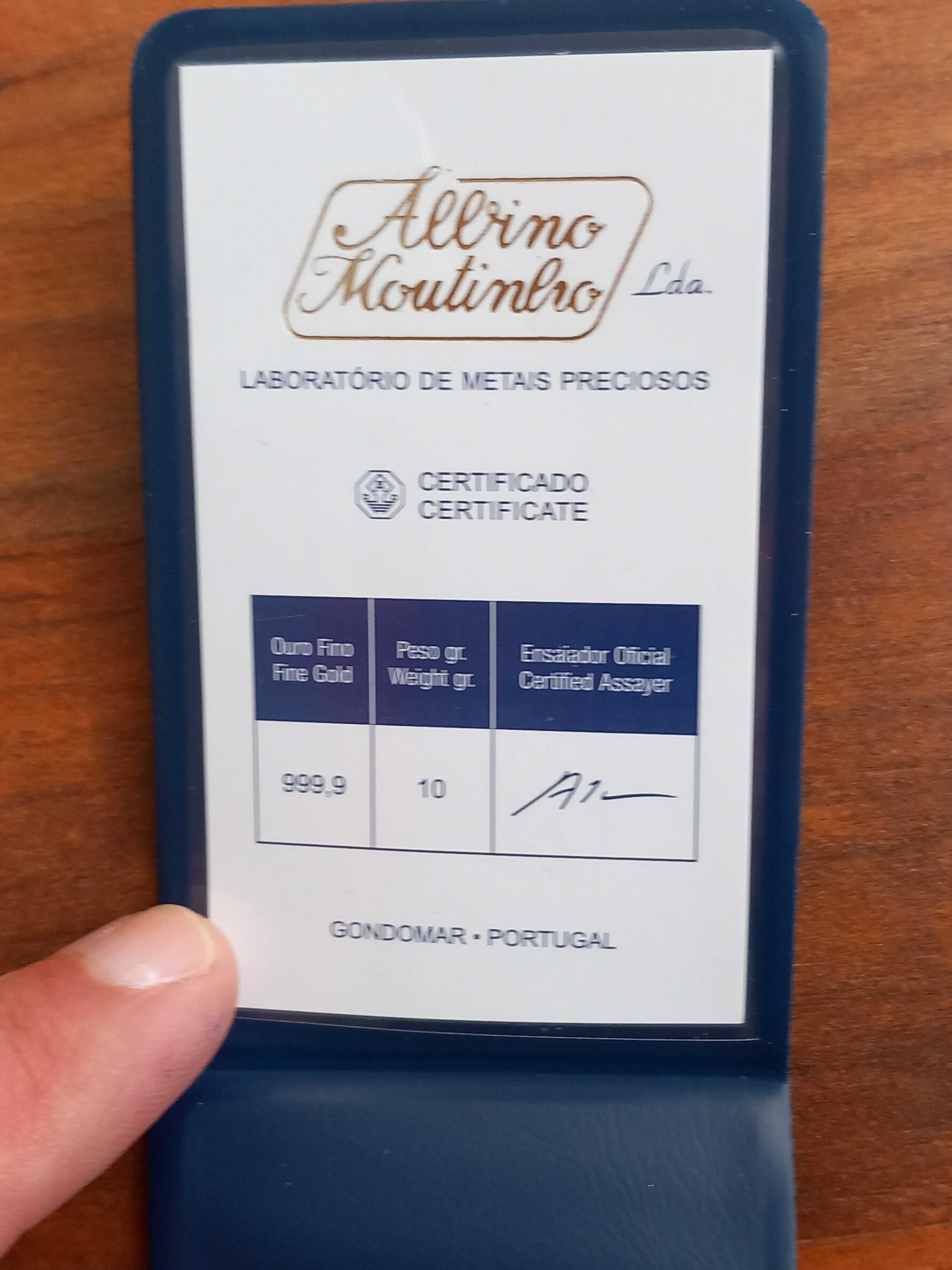 Barra de Ouro Puro 10g