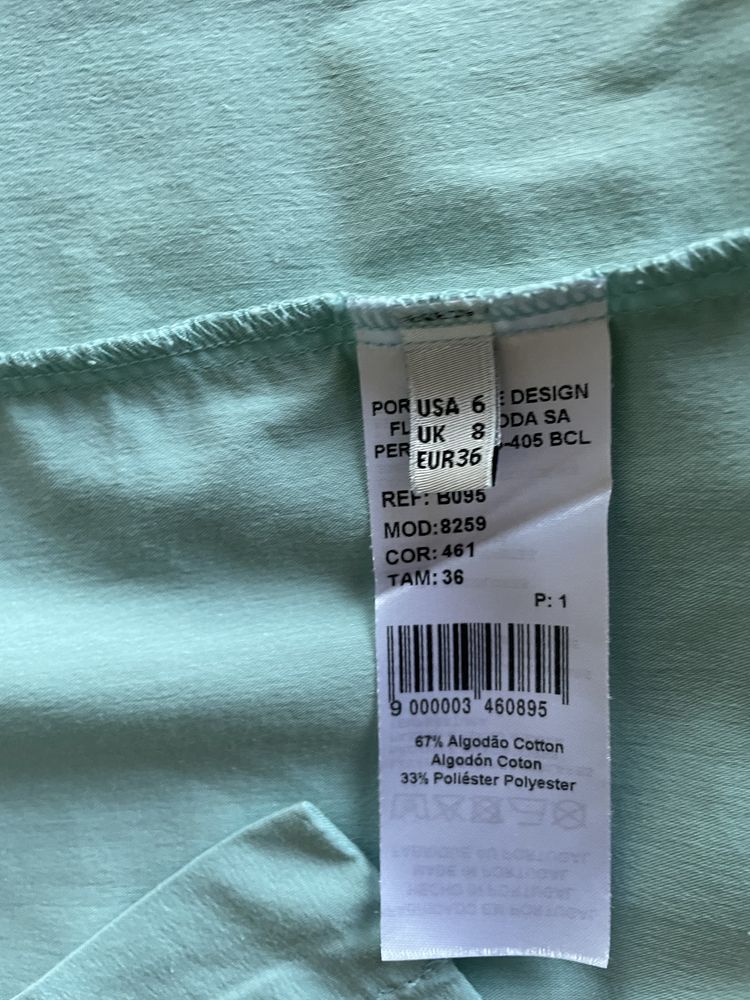 Camiseiro verde água Ana Sousa.