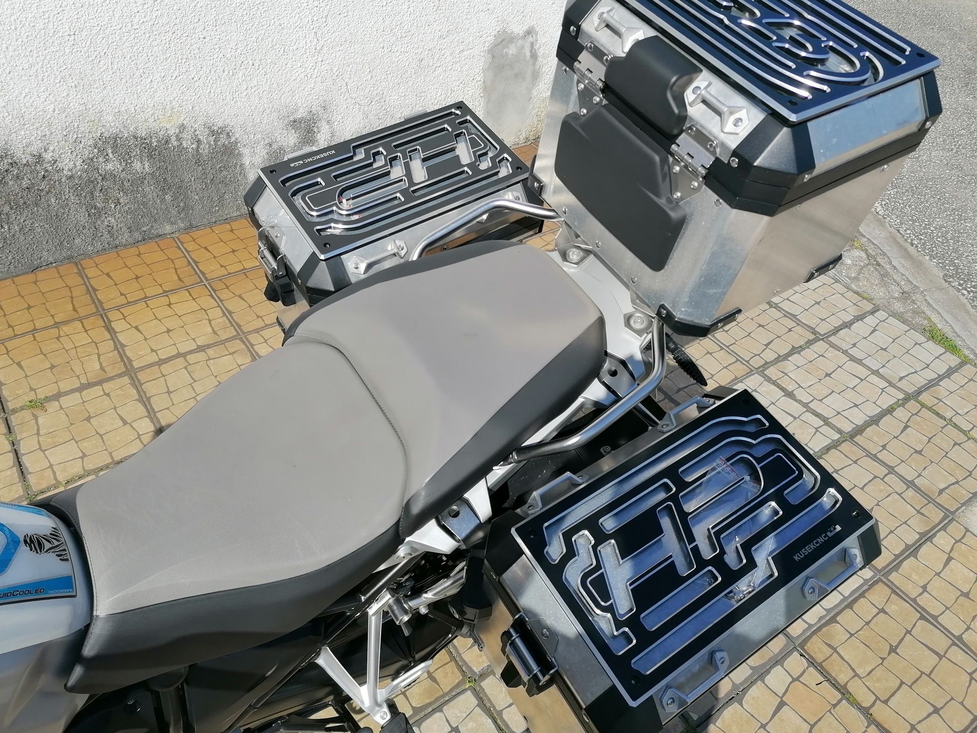 Rack protector das Malas BMW Alumínio e Top Box