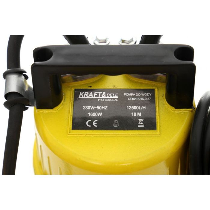 Pompa do wody z pływakiem 1600W 1" zatapialna SKLEP FV
