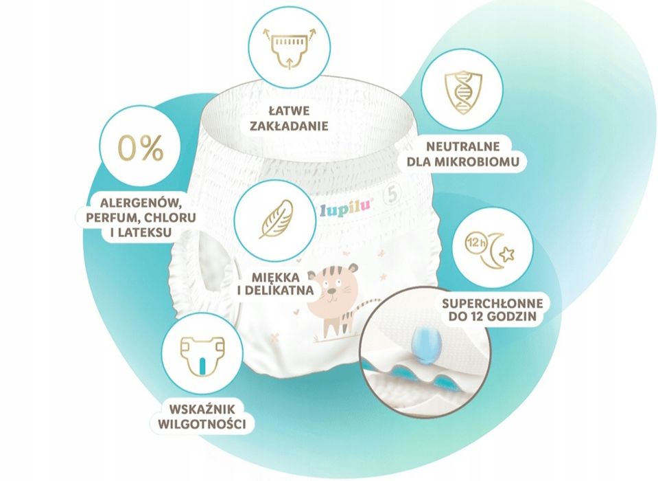 Pieluszki Lupilu 2-5 kg 2x26 szt