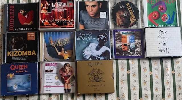 pack 153 cds, de diversos estilos, reggae, kizomba, queen, etc