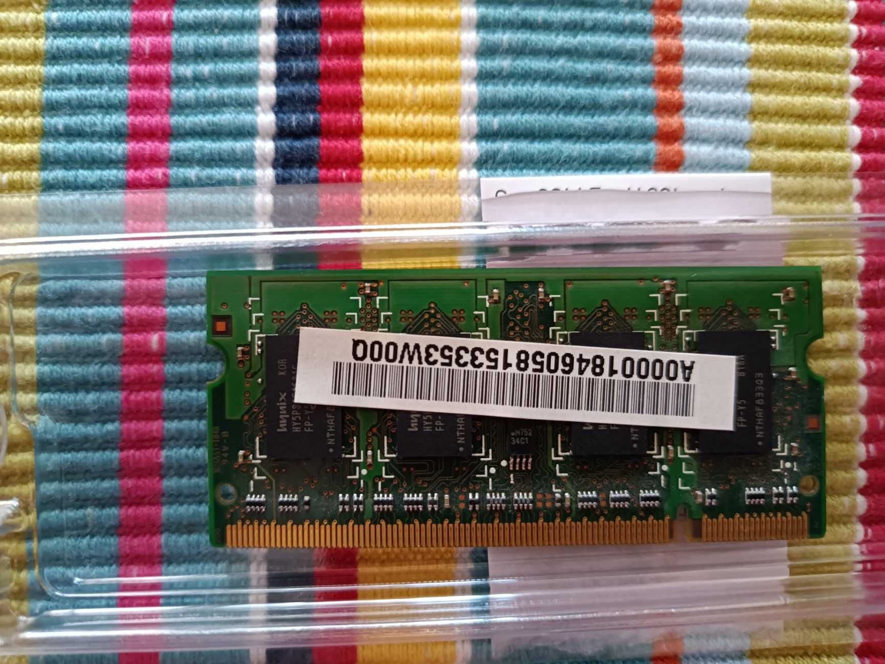 Lote de Memorias para portátil - 2GB 1GB