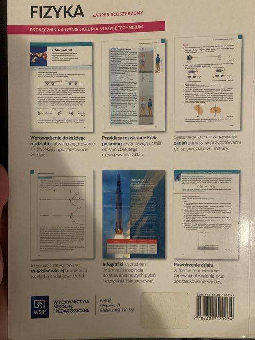Fizyka 1 liceum technikum zakrez rozszerzony