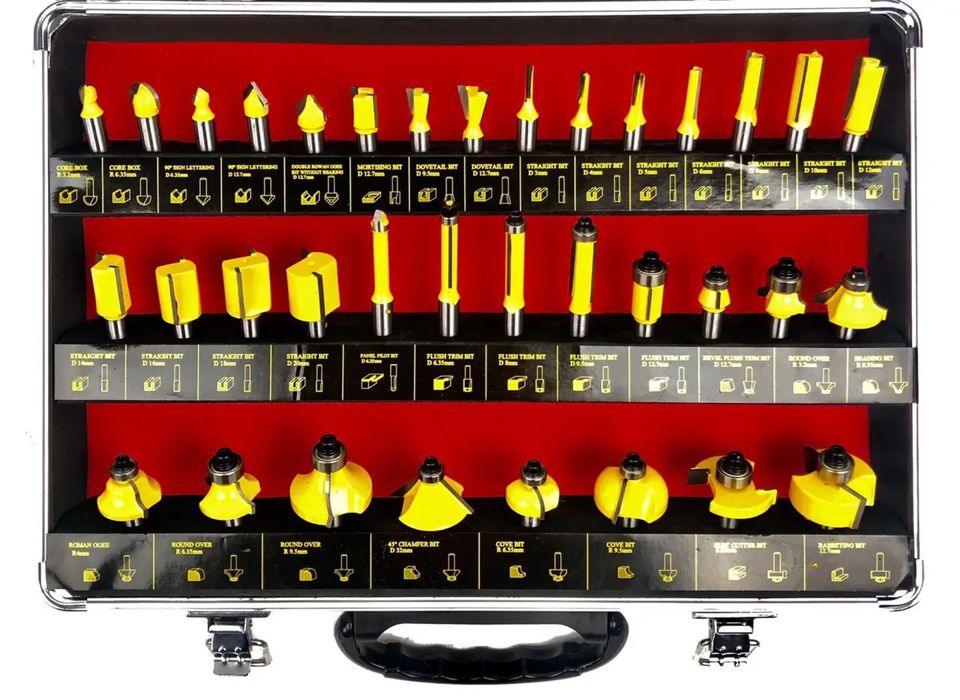 Набір фрез для дерева AL-FA ALRBS35-8 | 35шт