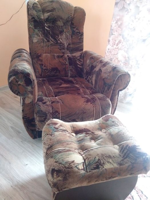 sofa i fotele na sprężynach