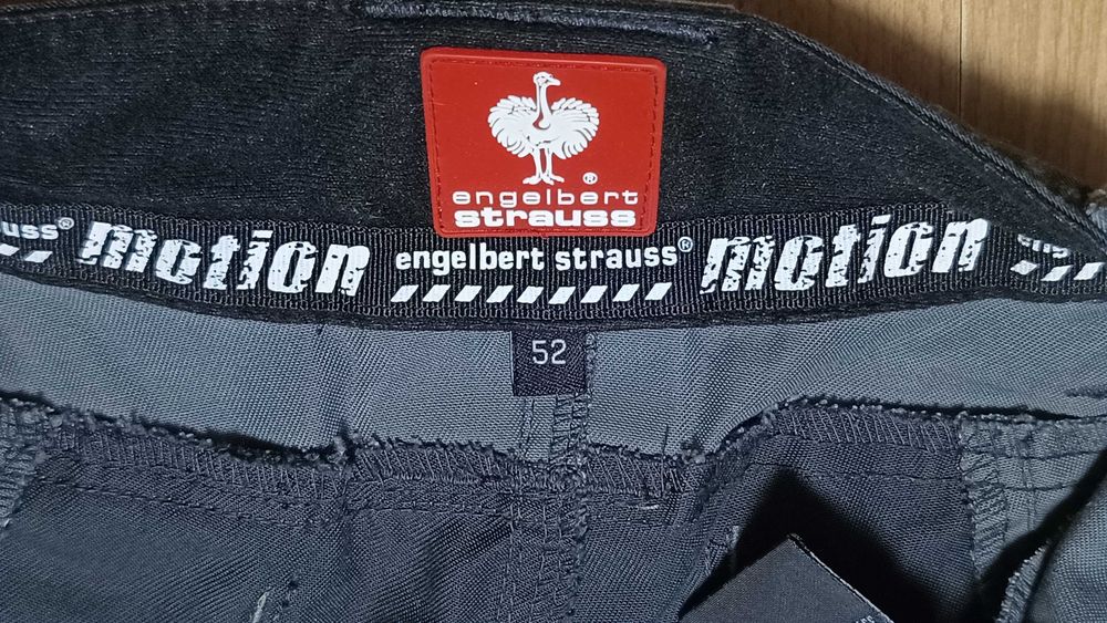 Męskie krótkie spodnie ENGELBERT STRAUSS MOTION r.L(52) s.bardzo dobry