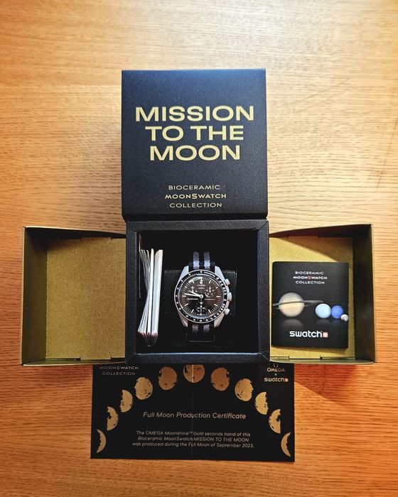 Swatch Moonswatch Mission to the Moonshine Gold NOWY!!!