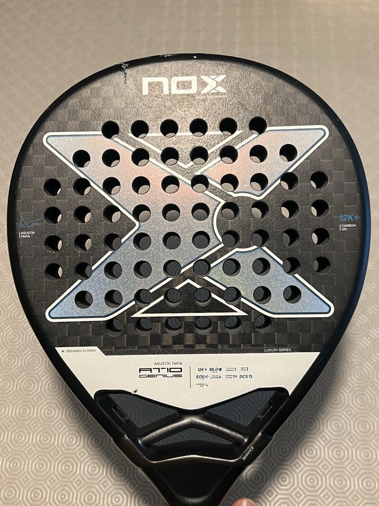 Raquete Padel NOX AT10 Genius 12K 2024 – Agustín Tapia