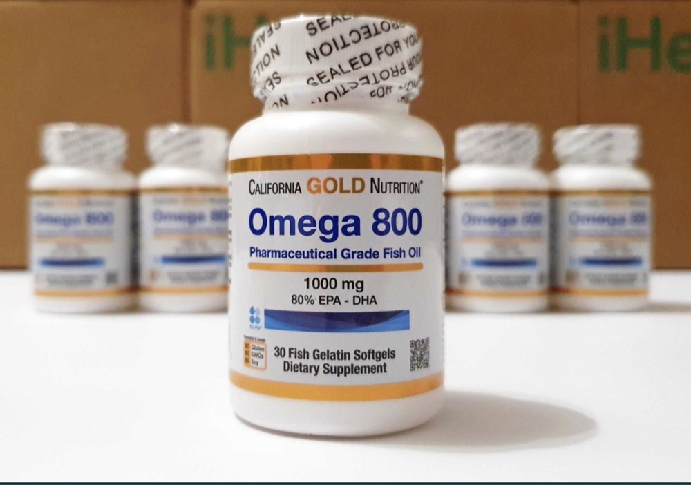 Omega 3, Омега 3, Рыбий жир, EPA DHA, Fish Oil Калифорния Голд Нутришн