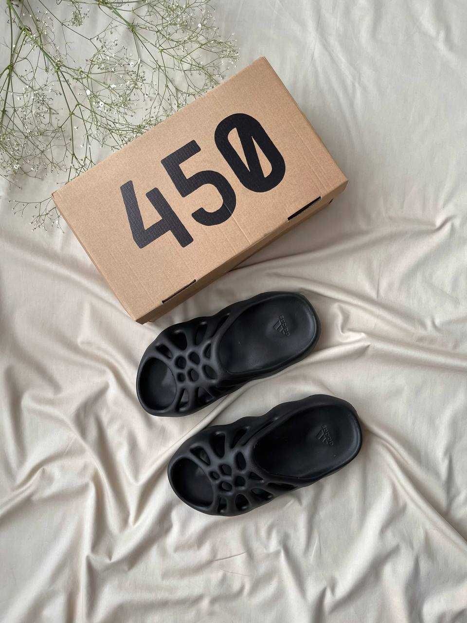 АКЦІЯ! Жіночі шльопанці Adidas Yeezy 450 Slide ‘Black’ (37-40 р.)