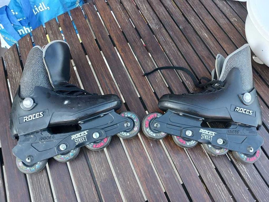 Rodas de Patins em Linha + Saco - Ler descrição do anuncio