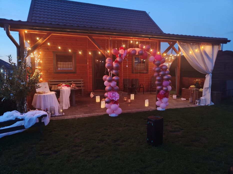 domek na Kaszubach,Gowidlino, balia, jacuzzi sauna beczka Kaszuby staw