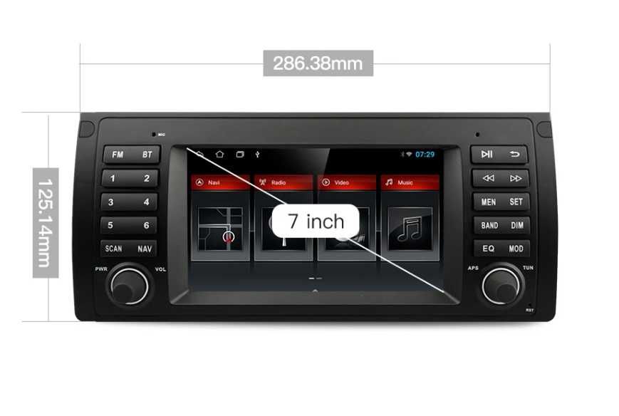 Radio BMW X5 E53 // 2/32 GB // Bluetooth / Android 11 // Wi-Fi // GPS