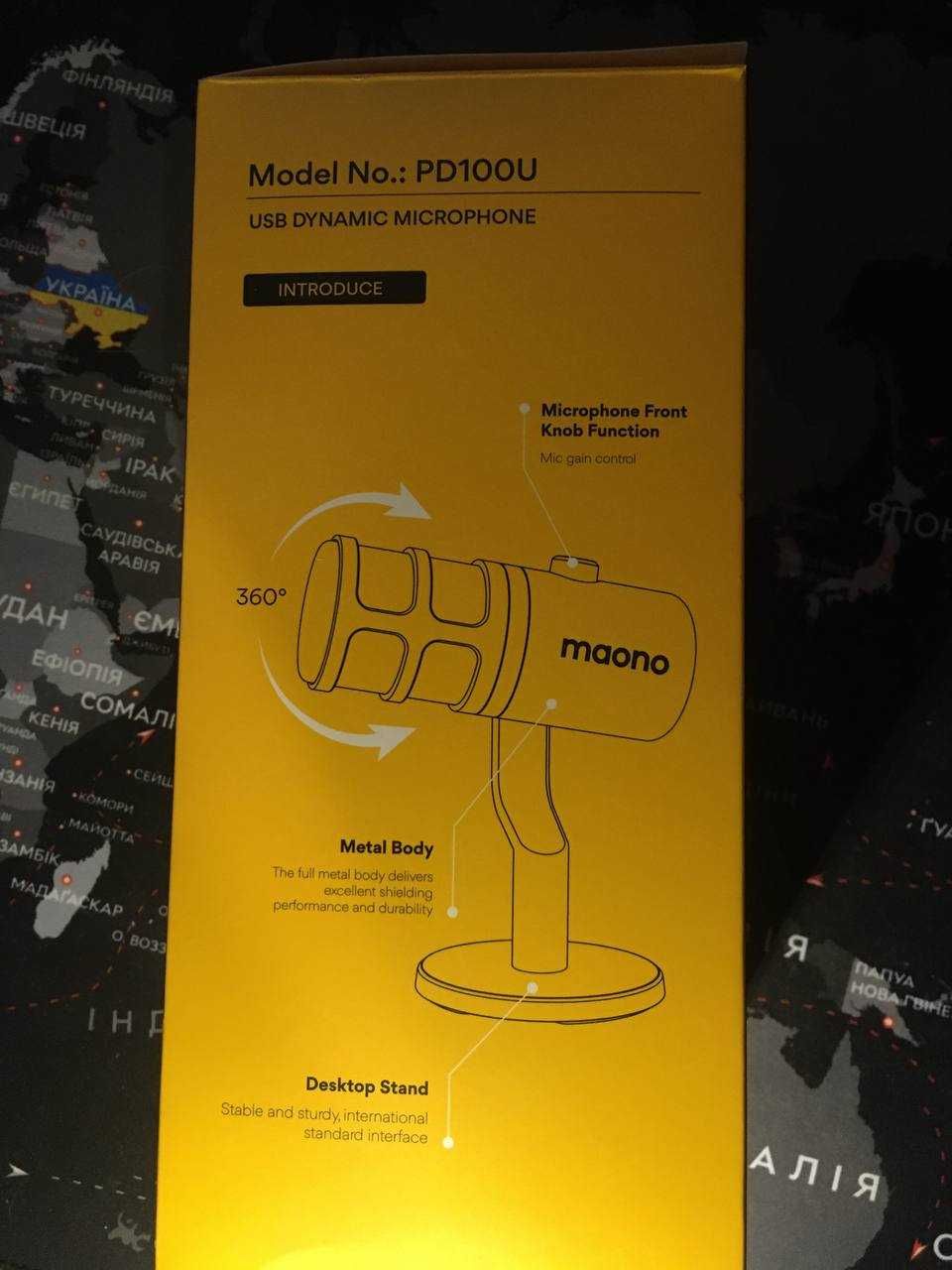 MAONO PD100U Dynamic USB Microphone - майже новий!