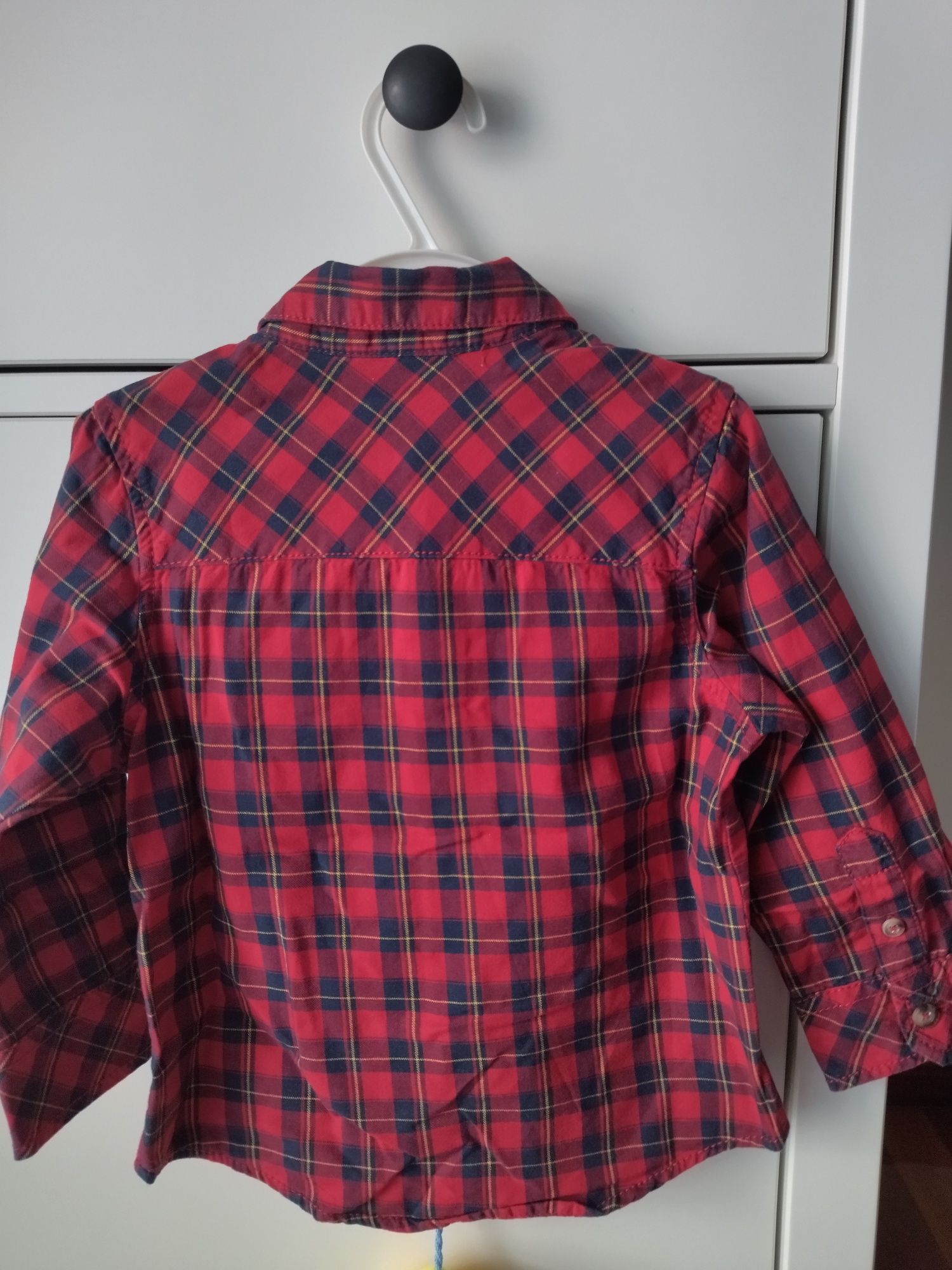 Camisa xadrez 1-2 anos Benetton