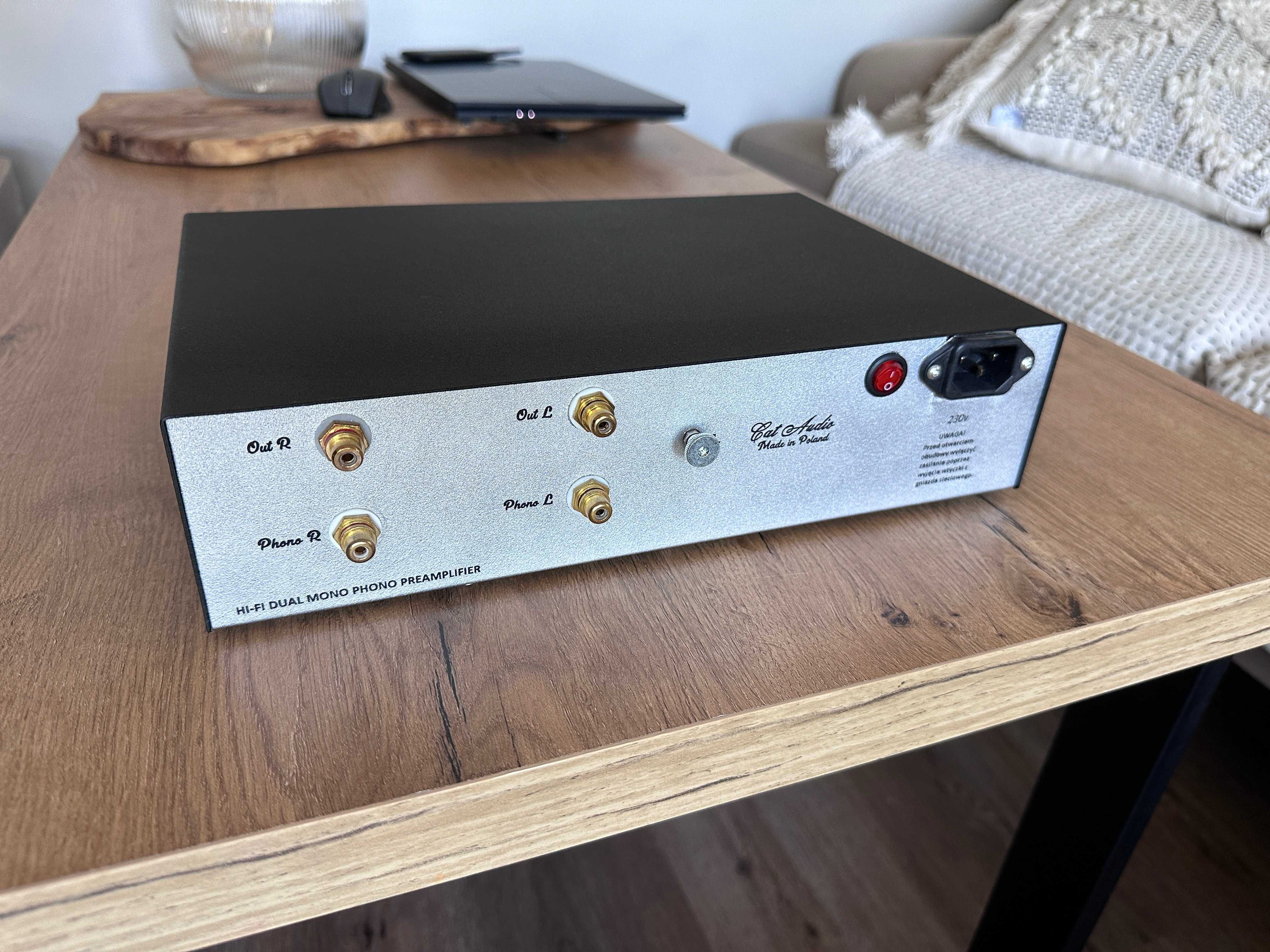 Przedwzmacniacz gramofonowy CAT audio dual mono do wkładek MM
