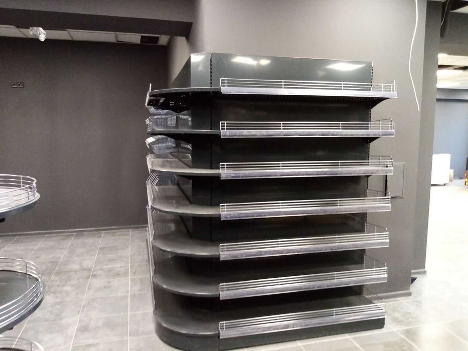 Торговое оборудование, стеллажи, полки купить в магазин, в наличии