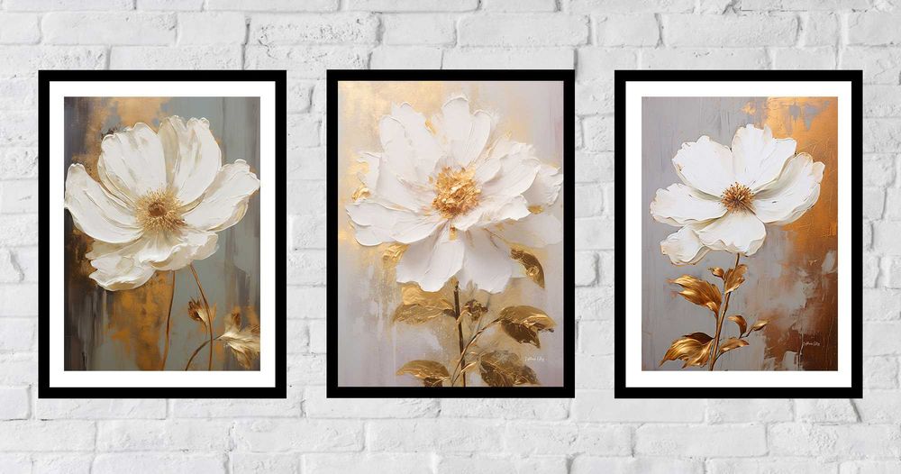 30x40 obrazy w ramie plakaty ramka KWIATY SZTUKA BOHO NOWOCZESNY BOHO
