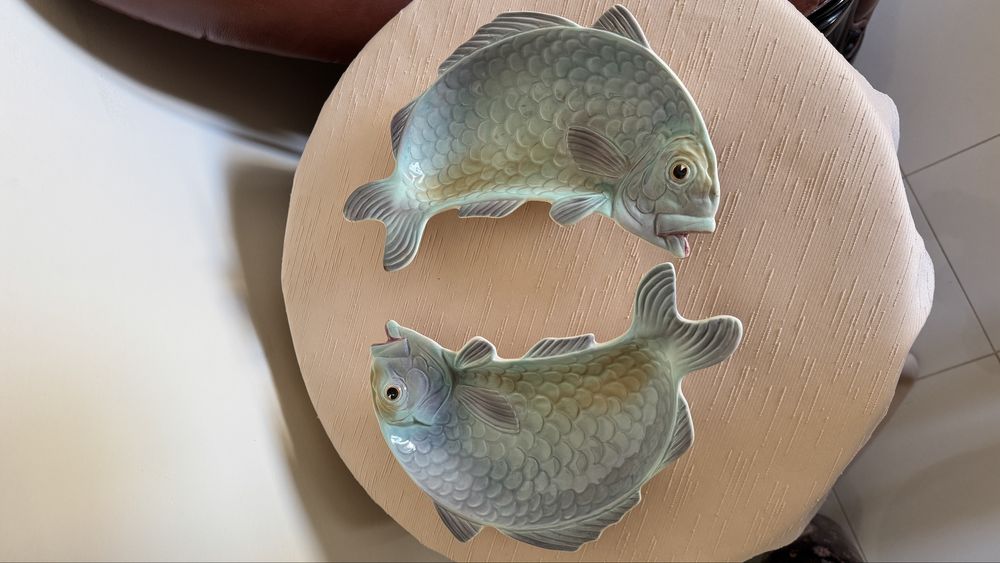 Peça decorativa louça vintage