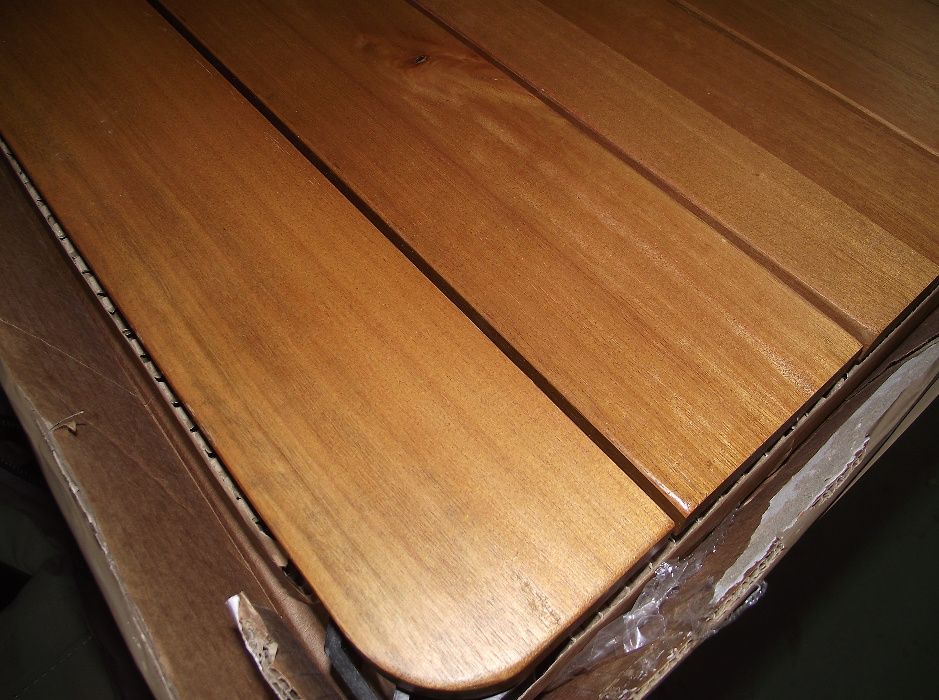 Aluminiowy stół ogrodowy Belavi drewniany blat 150 x 90cm Nowy