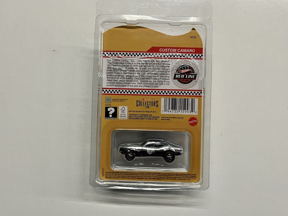 Hot Wheels RLC Custom Camaro CHASE