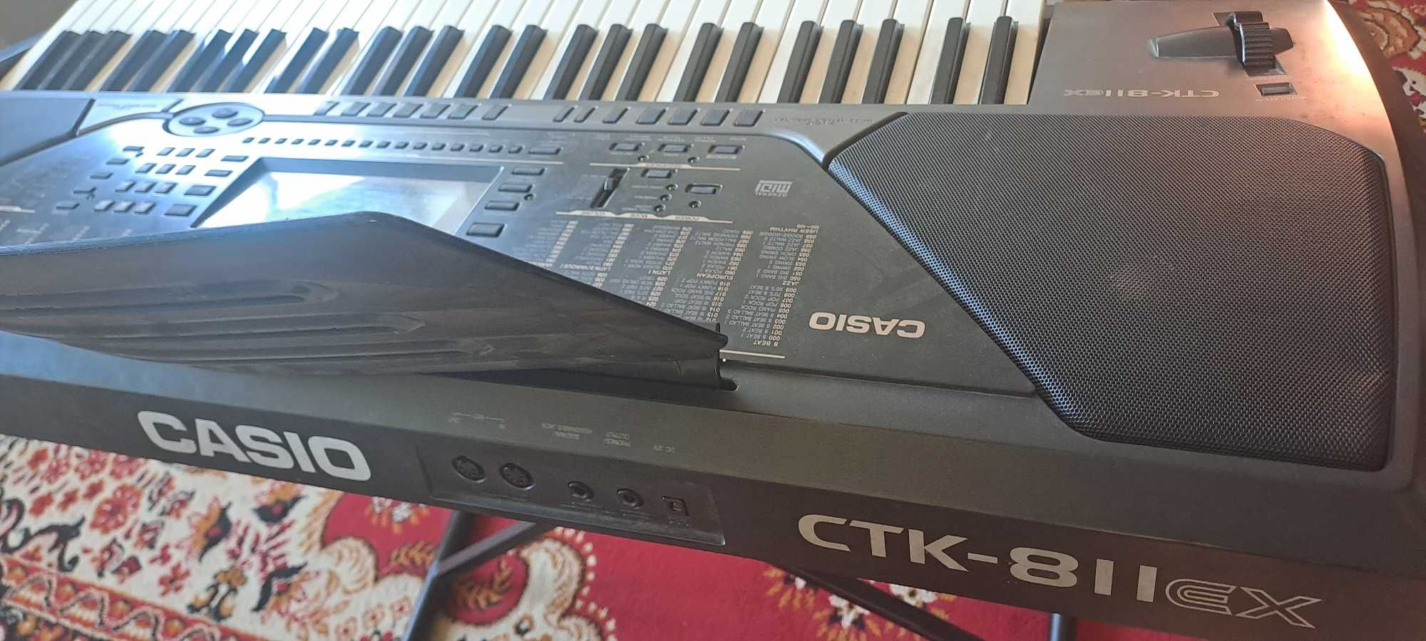 Casio CTK 811 EX syntezator keyboard pianino instrument stan idealny