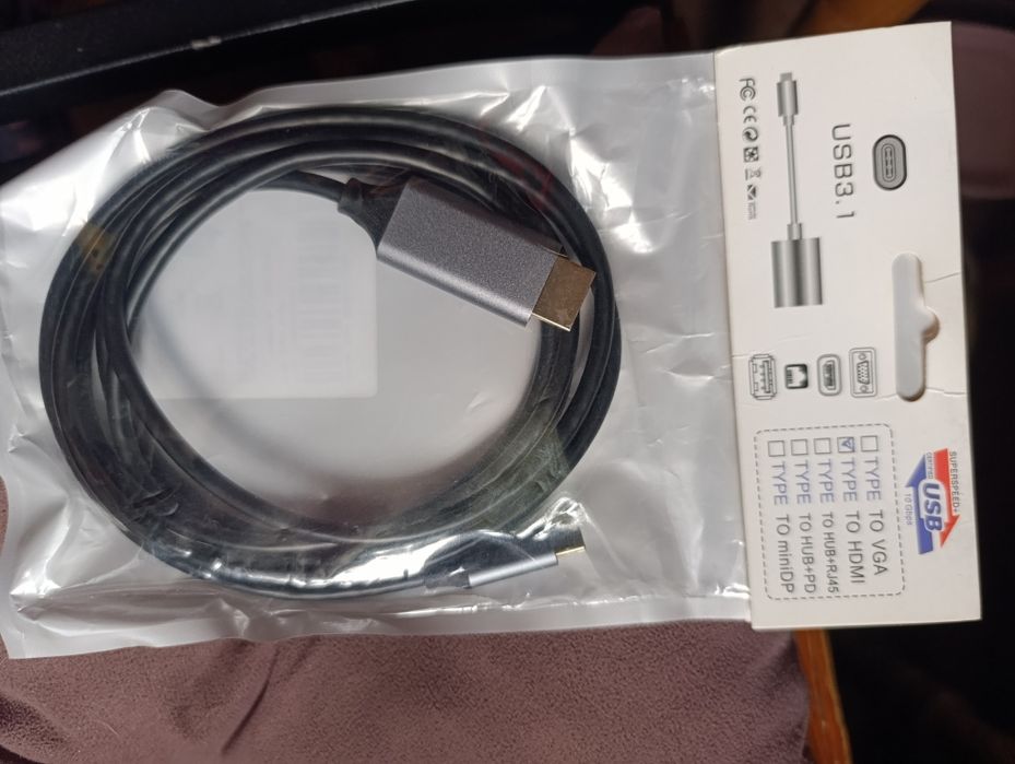 Продам кабель hdmi-tayp -c