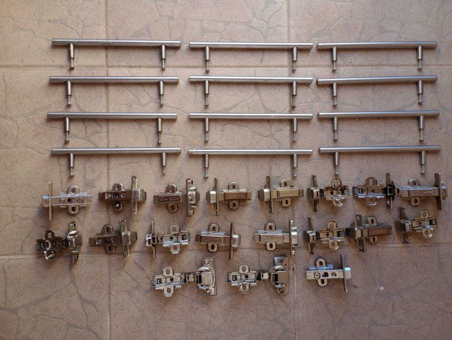 conjunto de 12 puxadores para armários e gavetas