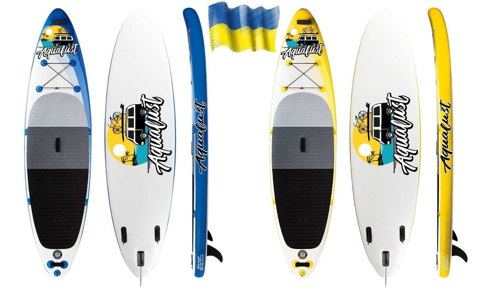 Борд Дошка SUP AQUALUST САП доска НОВАЯ 2 СЛОЯ 320 см. Board Paddle