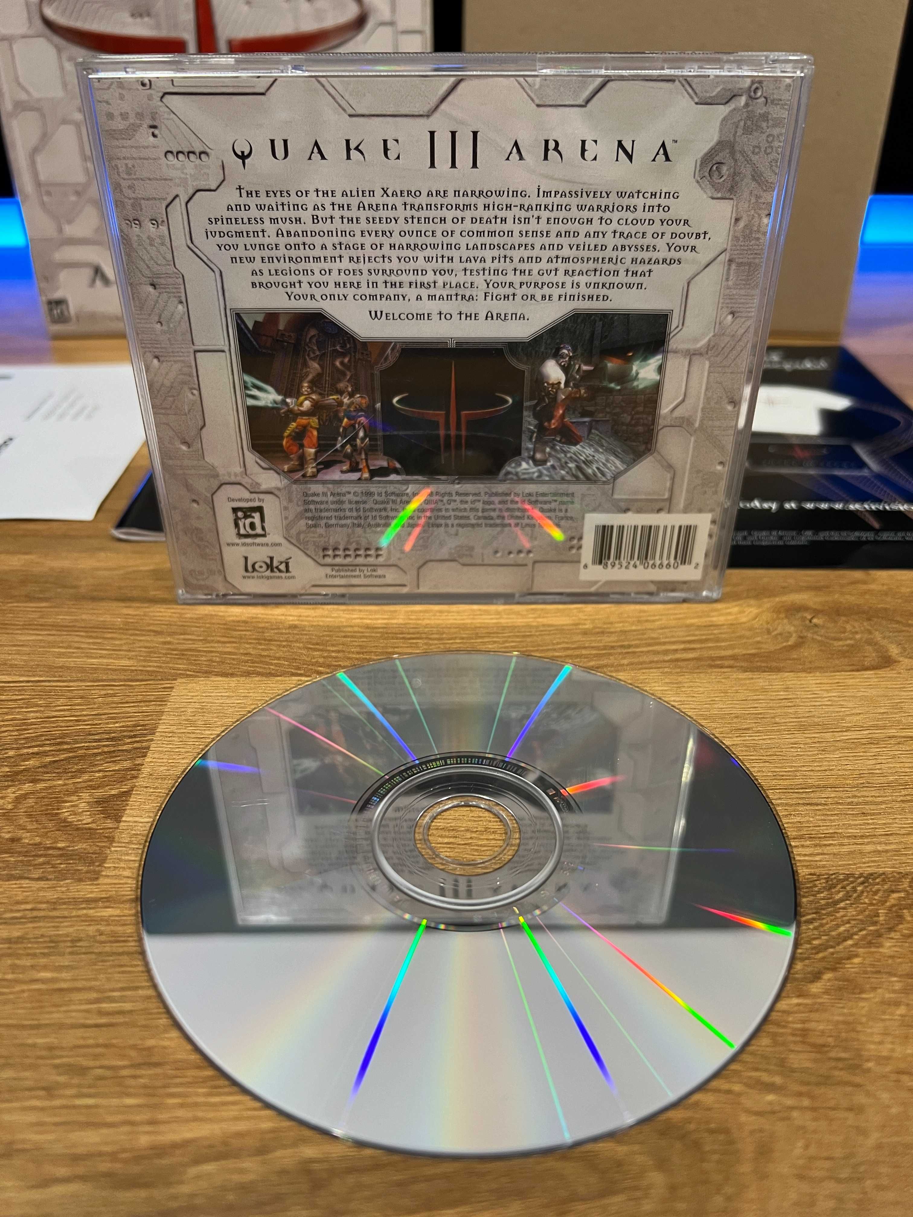 Quake III 3 Arena (PC EN 1999) BIG BOX kompletne premierowe wydanie