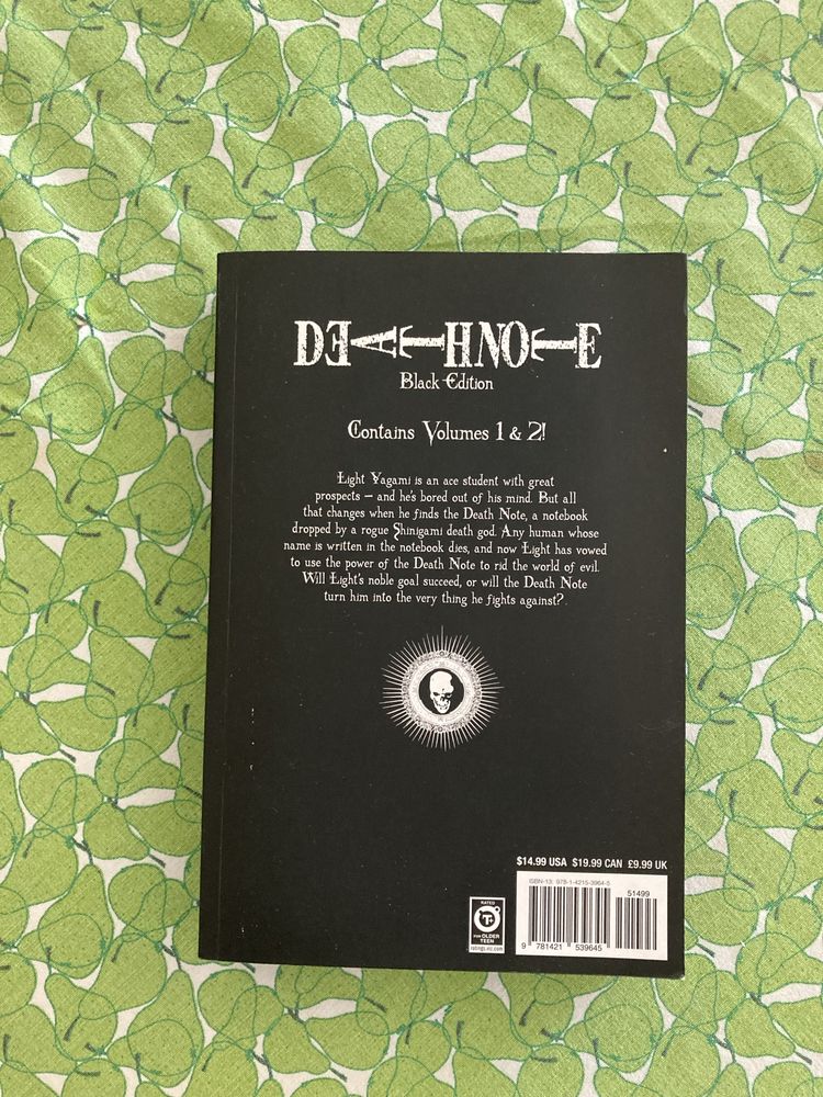 Death Note Black Edition Volumes 1 and 2