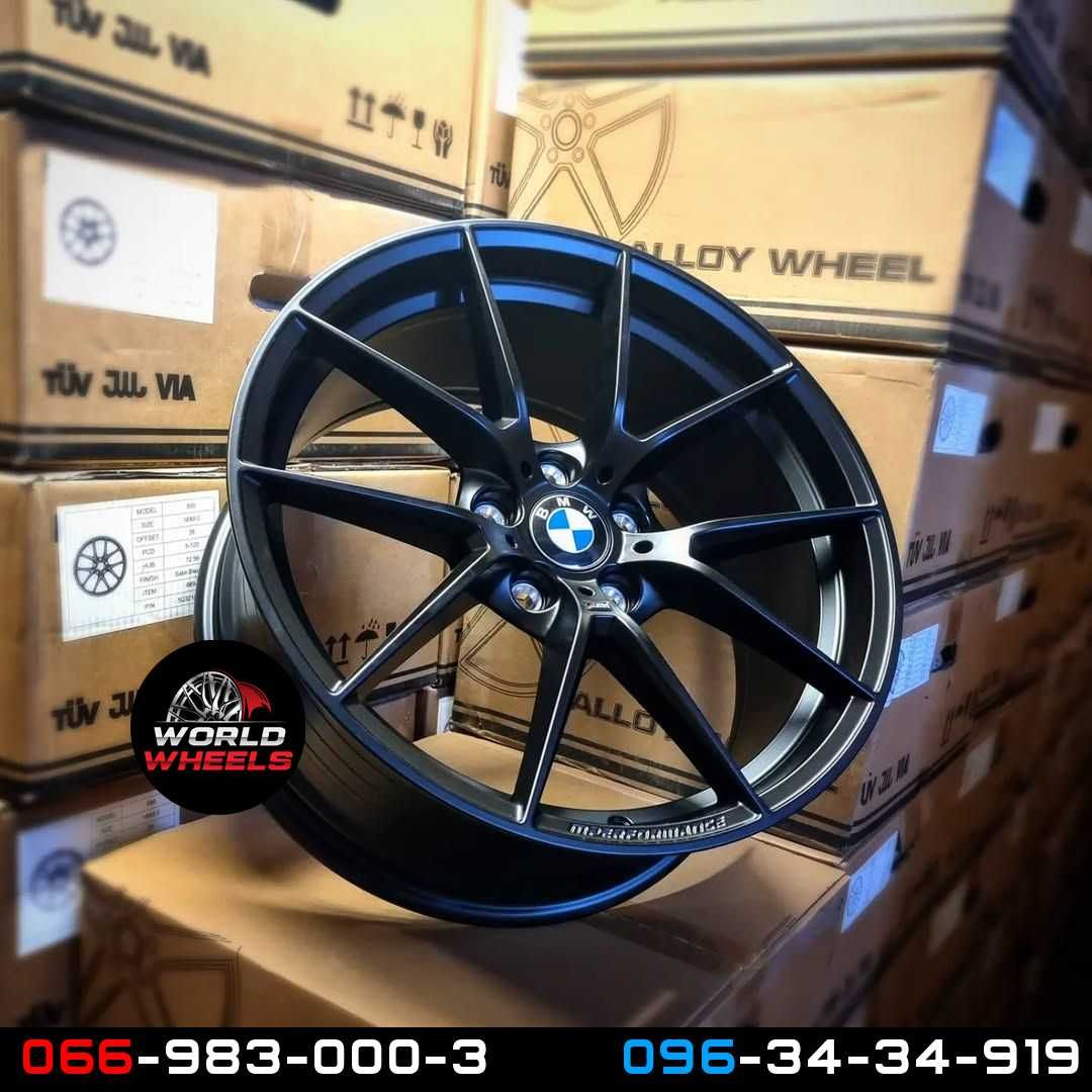 Диски R19 R20 5x112 BMW G07 G06 G30 G11 G20 G05 898M стиль Черные