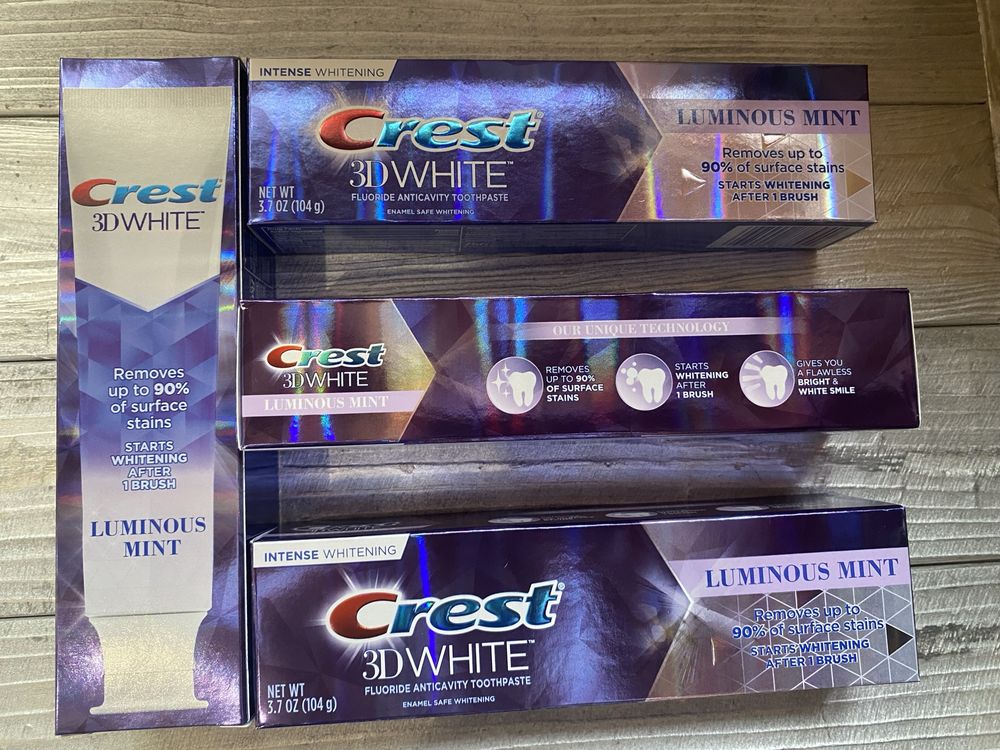 Зубная паста Crest 3D white отбеливающая Luminous Крест pro-health