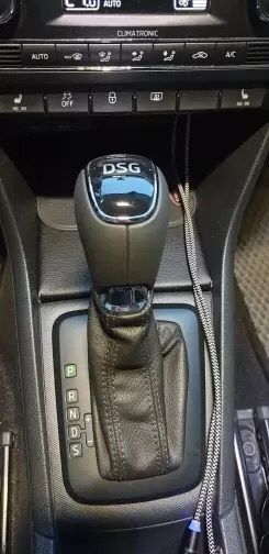 Рычаг кпп акпп Шкода А7 А5 кожа Skoda DSG Octavia Rapid Fabia ДСГ