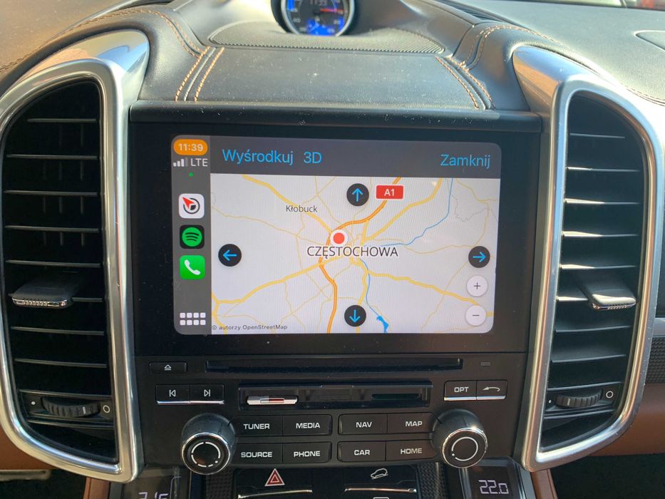 PORSCHE Polskie Menu Mapa Nawigacja USA/EUROPA Carplay Android Auto