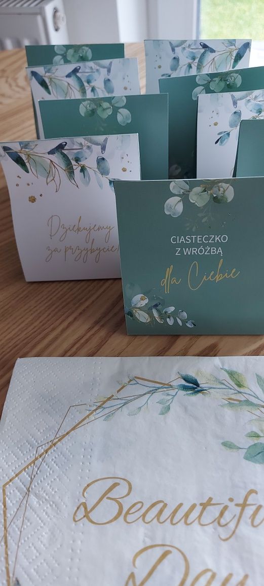 Zestaw komplet dekoracyjny na stół Chrzest Święty