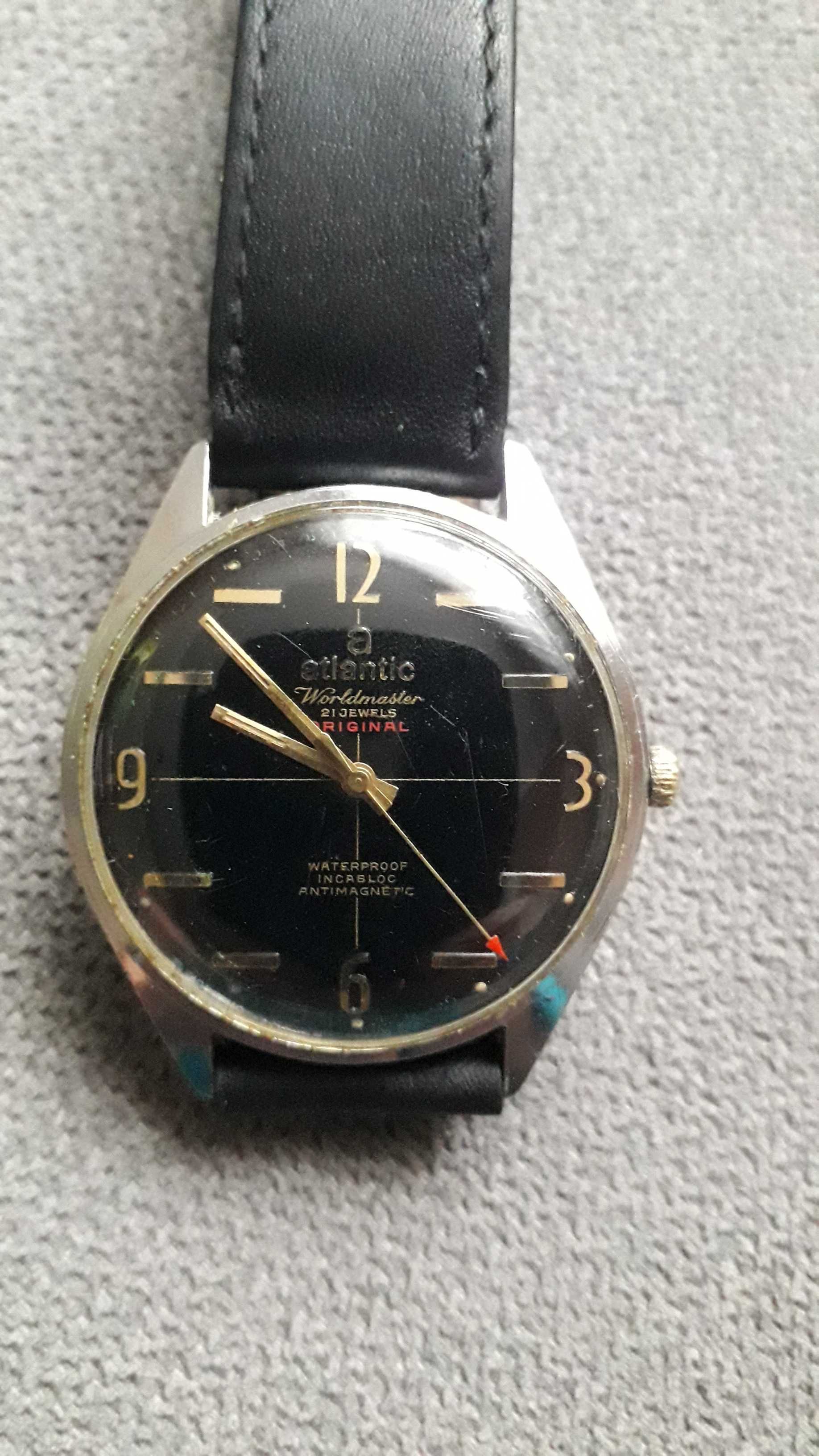 stary zegarek zegarek atlantic
