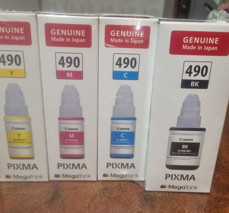Оригінал! Чорнила Canon GI-490 (4 кольори) для PIXMA MegaTank G1410 G3