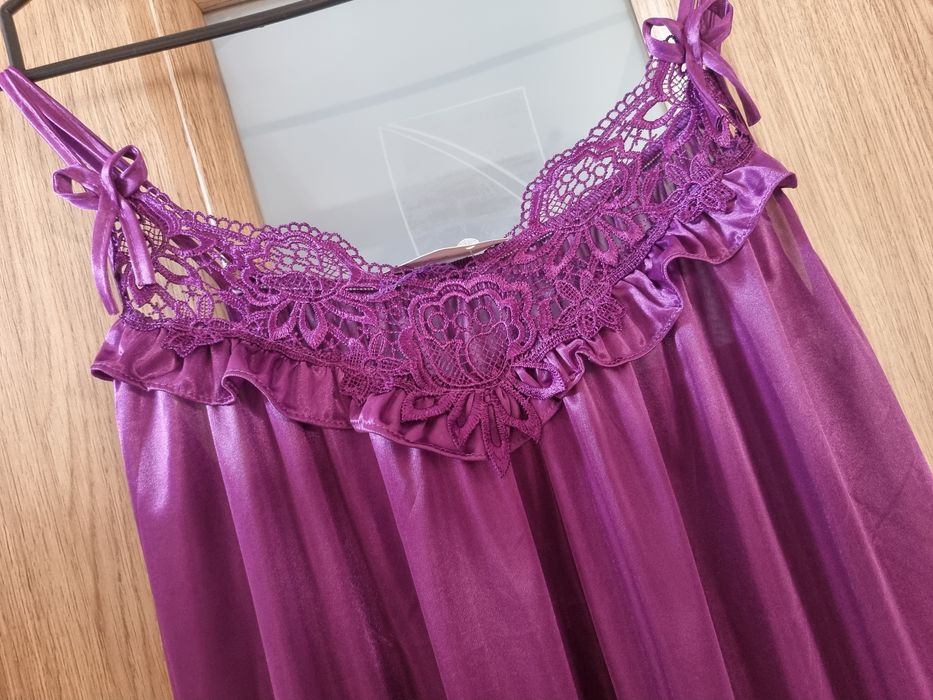 Nowa z metka Fioletowa koszulka nocna