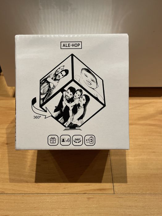 Moldura cubo para fotos