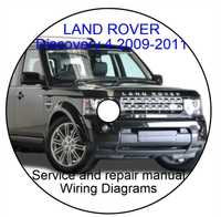 LAND ROVER Discovery 4 2009-2011 service manuals ремонт схемы