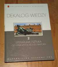 Dekalog wiedzy 2 - Literatura od starożytności do baroku